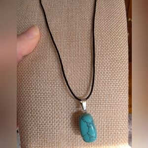 Untested Turquoise Pendant Necklace